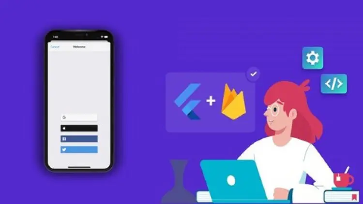 Job ready Flutter complete course with Firebase and Dart