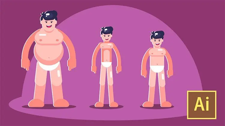 Learn Illustrator CC: Create Simple Flat Vector Characters