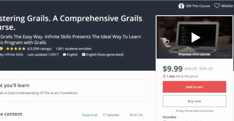 Mastering Grails. A Comprehensive Grails Course.