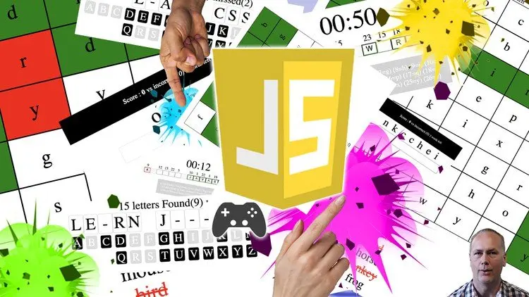 JavaScript Create 5 Fun Word Games make your own Web Games