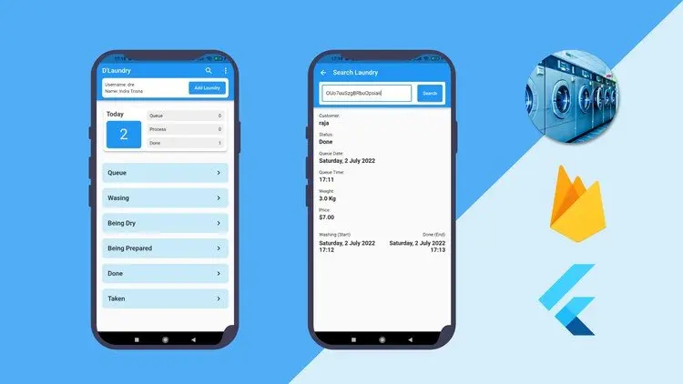 Build Laundry App Using Flutter & Firebase