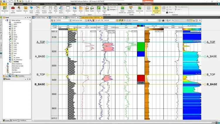 Petrophysical Analysis with Petrel