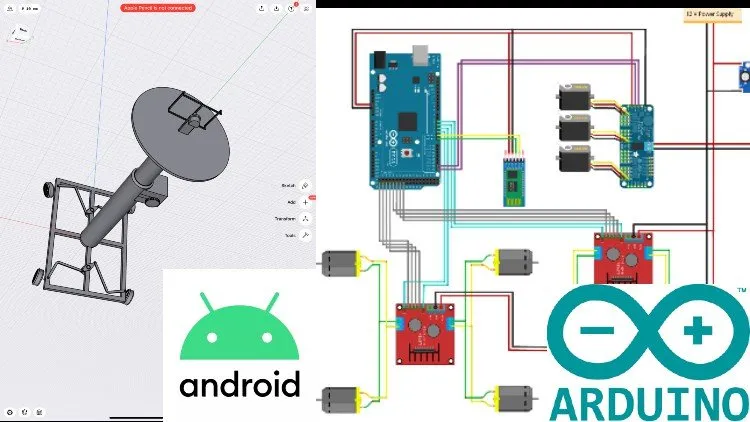 Robotics with Arduino and Android App