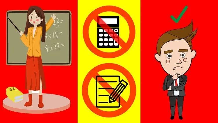 How to become a Human Calculator Faster than Abacus Method