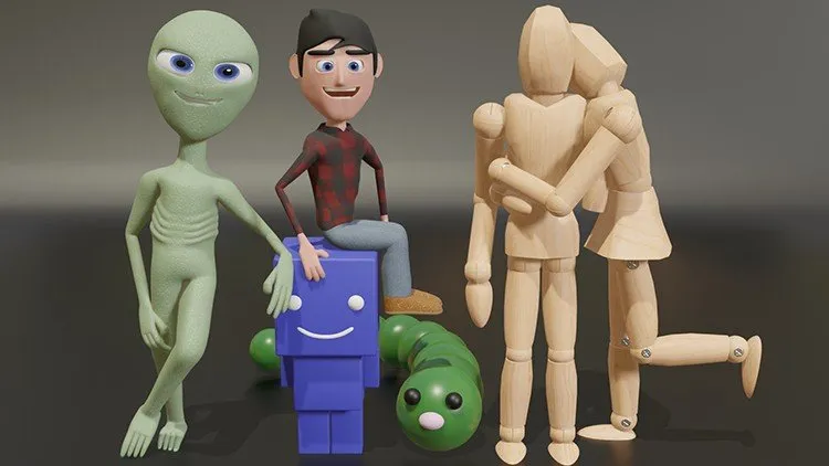 Ultimate Blender 3D Character Creation & Animation Course